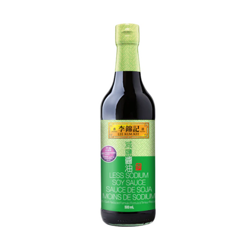 LEE KUM KEE Less Sodium Soy Sauce 16.9 FL Oz (500 mL)