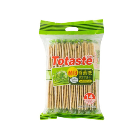 Totaste Scallion Flavor Soda Biscuits 12.32 Oz (350 g) - 士斯香葱苏打饼干
