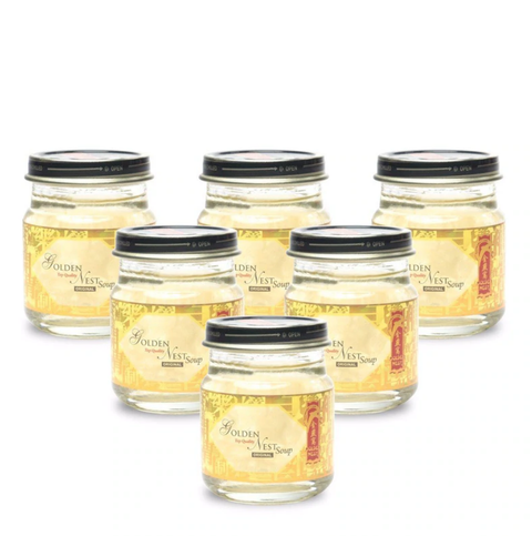 Golden Nest Premium Bird’s Nest Soup American Ginseng 6 bottles 15 Fl Oz (450 mL)
