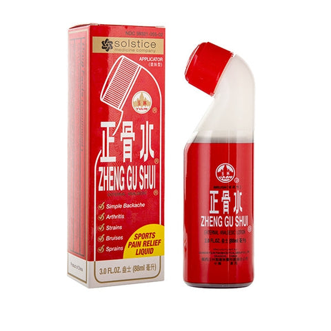 SOLSTICE Zheng Gu Shui External Analgesic W/ Brush Applicator 3 FL Oz (88 mL)