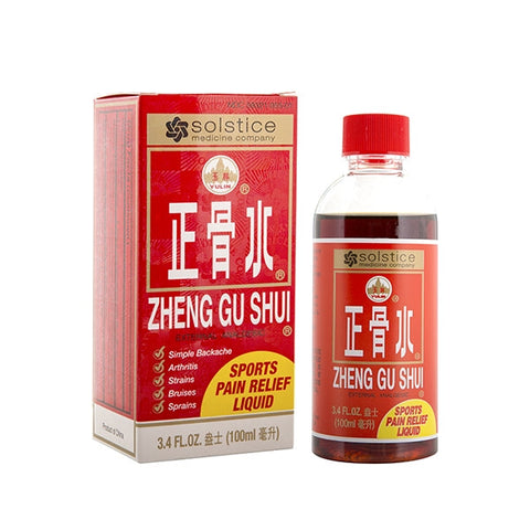 SOLSTICE Zheng Gu Shui External Analgesic 3.4 FL Oz (100 mL)