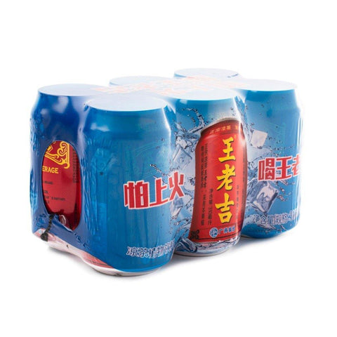Wang Lao Ji - Wong Lo Kat Herbal Tea 310 mL x 6 CANS 62.88 FL Oz (1.86 L) - 王老吉凉茶植物饮料
