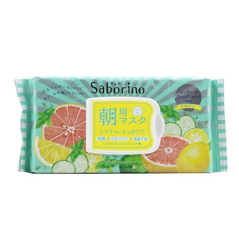 Saborino Morning Beauty Fresh Face Fruity Mask 32 Sheets - CoCo Island Mart