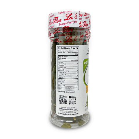 LA FLOR Pure Bay Leaves All Natural, Gluten Free, and Non-GMO, 0.5oz (14g)