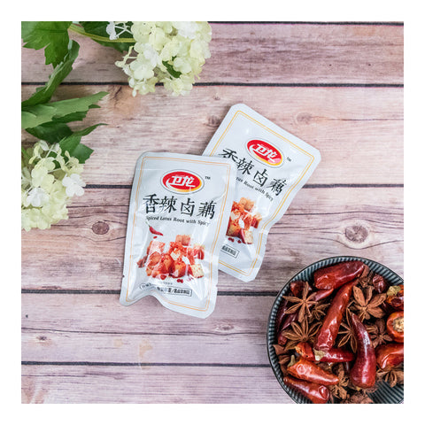 WEILONG Ready To Eat Spicy Lotus Root Snack 6.35 Oz (180 g) - 卫龙香辣卤藕