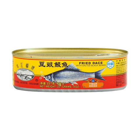 Pearl River Bridge Canned Fried Dace with Salted Beans 8 Oz (227 g)