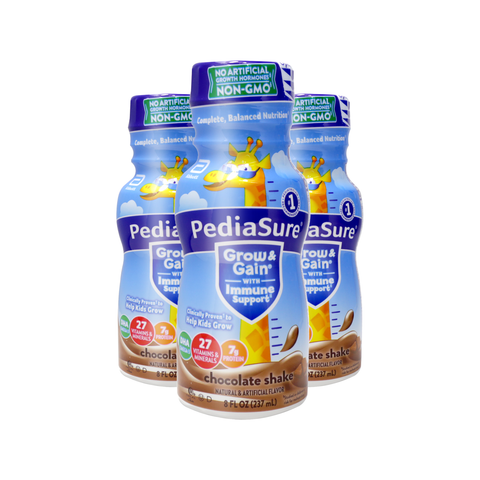 PediaSure Growth and Gain Chocolate Shake Flavor, 24 bottles 192 Oz (5.69 L)