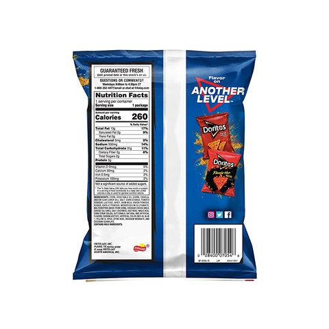 Doritos Cool Ranch Flavored Potato Chips 2 Oz (60 g)