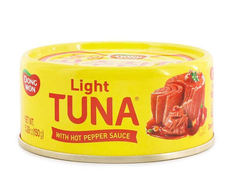 Dongwon Light Tuna with Hot Pepper Sauce 5.3 Oz (150 g) - CoCo Island Mart