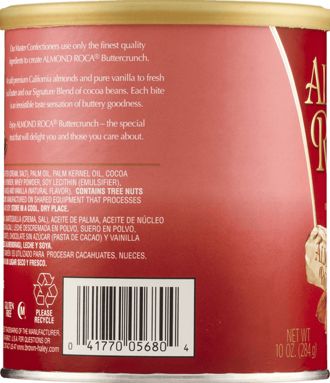 Brown & Haley Almond Roca The Original Buttercrunch Toffee with Chocolate and Almonds 10 Oz (284 g)