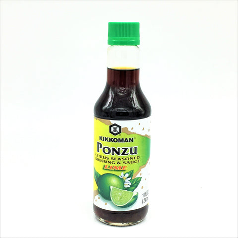 Kikkoman Ponzu Lime Citrus Seasoned Dressing and Sauce 10 FL Oz (296 mL)
