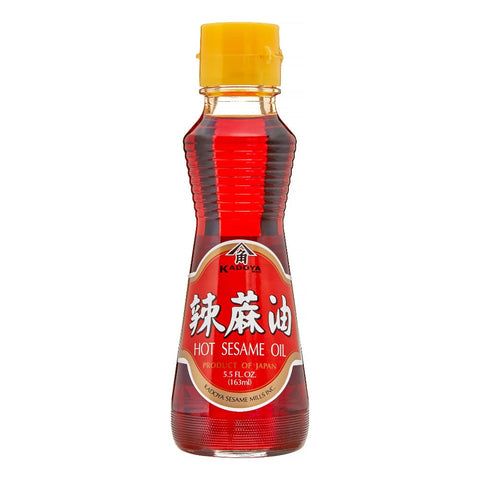 Kadoya Hot Sesame Oil 5.5 FL Oz (163 mL)
