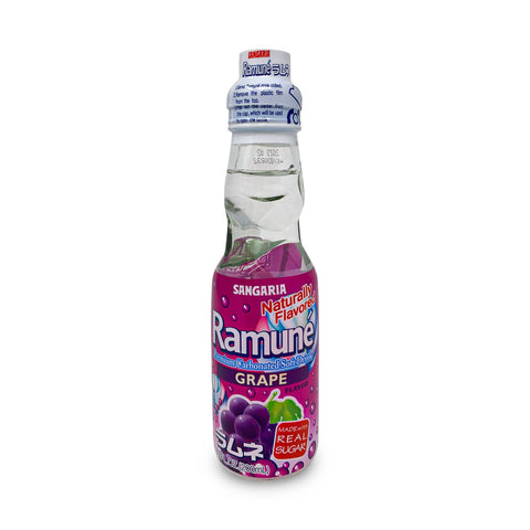 Sangaria Ramune Soda, Great Grapes Flavor, 6.76 Fl Oz (200mL), 1 Ct