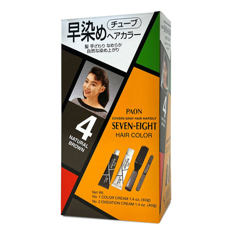 Paon Seven-Eight Hair #4 Color Natural Brown