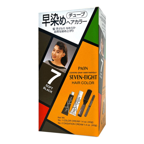 PAON Seven-Eight Hair Color #7 Soft Black