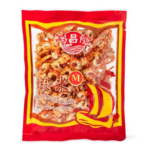 HongChangLong Medium Size Dried Shrimp 3 Oz (85 g) - 鸿昌隆中虾米