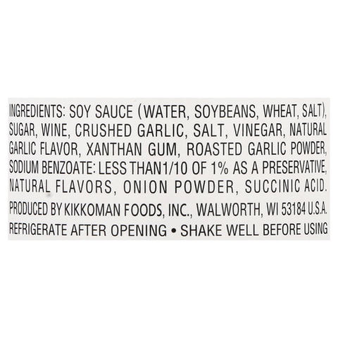 KIKKOMAN Roasted Garlic Teriyaki Sauce 10FL Oz (296 mL) - CoCo Island Mart