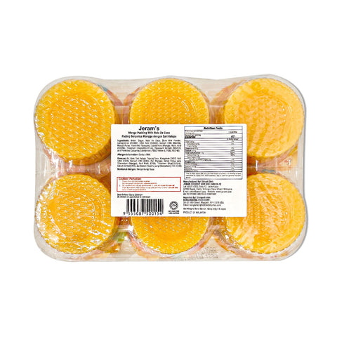 JERAM'S Mango Pudding With Nata De Coco, 480g