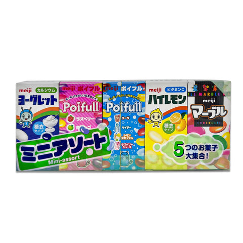 MEIJI, Milk Chocolate Mini Assort - 5 Flavors, 63g (2.2oz)