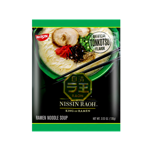Nissin RAOH Ramen Noodle Soup Umami Tonkotsu 6-PACK X 3.53 Oz (2LBS)
