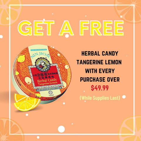 FREE NIN JIOM HERBAL CANDY TANGERINE-LEMON FLAVOR