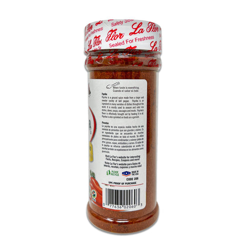 LA FLOR, Pure Extra-Strength Paprika No Additives, 7.25oz (205g)