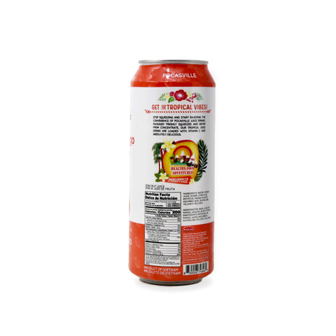 POCASVILLE Mango Juice Drink 16.5 Oz (490 mL)