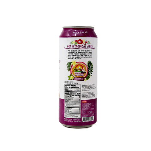 POCASVILLE Passion Fruit Juice Drink 16.5 Oz (490 mL)