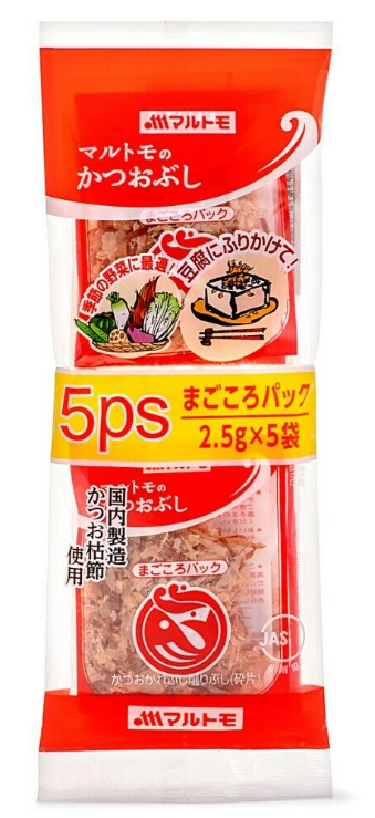MARUTOMO Premium Dried Bonito Flakes / Shaved Skipjack Tuna 0.44oz (12.5 g)