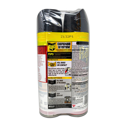 RAID Ant & Roach Killer 26, Fragrance Free, Pests Repellant, 17.5 oz (2 counts)