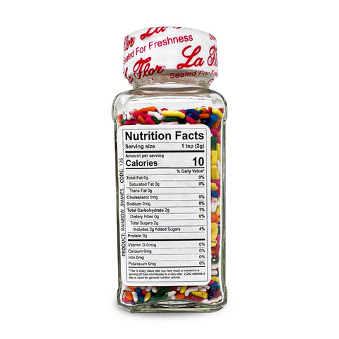LA FLOR, Rainbow Jimmies 3oz