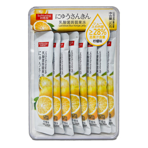 SOMOVING, Lactobacillus Konjac Jelly - Lemon Flavor, 160g (5.6oz)