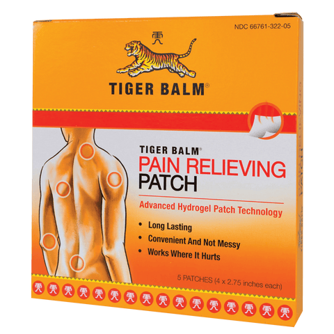 Tiger Balm Pain Relieving Patch (5 Patches) 3 Oz