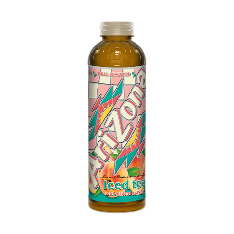 AriZona Iced Peach Tea 20 FL Oz (591 mL)