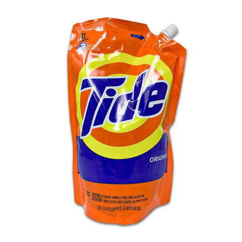 TIDE, Laundry Detergent Liquid Soap, High Efficiency (HE), Original Scent, 1.33L (1.4US QT/PTE)