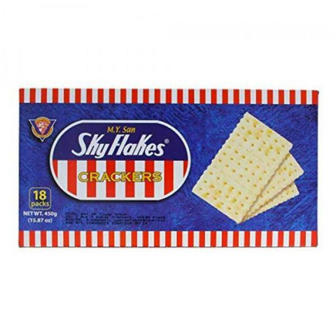 M.Y. San Sky Flakes Crackers 18 Packs 15.87 Oz (450 g)