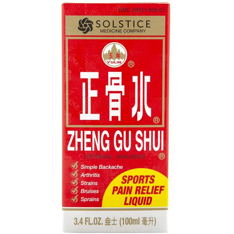 SOLSTICE Zheng Gu Shui External Analgesic 3.4 FL Oz (100 mL)