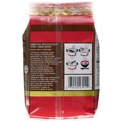 Shirakiku Soybean Paste Shin-Su AKA Miso 35.2 Oz (2LB 3.2 Oz) (1 Kg)