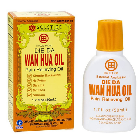 SOLSTICE Die Da Wan Hua Pain Relieving Oil 1.7 FL Oz (50 mL)