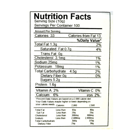 Qbubble 3 in 1 Mango Milk Tea Mix Powder 2.2 LB (1 Kg)