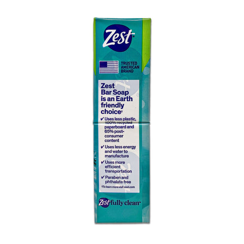ZEST, Refreshing Aqua Deodorant Bar Soap with Vitamin E, 25.6oz (8 counts)