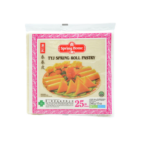 SPRING HOME TYJ Spring Roll Pastry, 25 sheets 12 Oz (340 G)