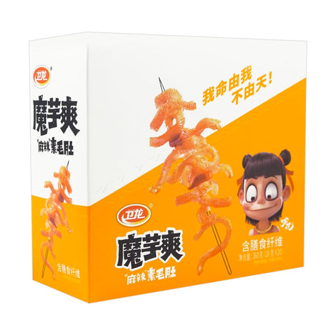 卫龙魔芋爽麻辣 WEILONG Sichuan Spicy Flavor Crispy Konjac 20 Pieces 360 g