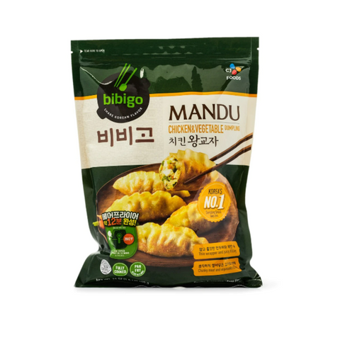 Bibigo Mandu Chicken & Vegetable Dumpling 24 Oz (1.5 LB)