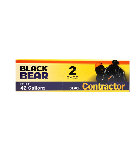 Black Bear Contractor Black up to 42 gallons 2 Bags