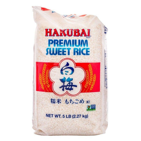 Hakubai Premium Sweet Rice 5 LB (2.27 Kg) - 糯米 - CoCo Island Mart