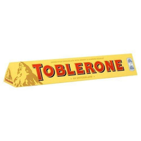 Toblerone Swiss Milk Chocolate With Honey and Almond Nougat Set of 6 Bars 21.1 OZ (600 g) - CoCo Island Mart