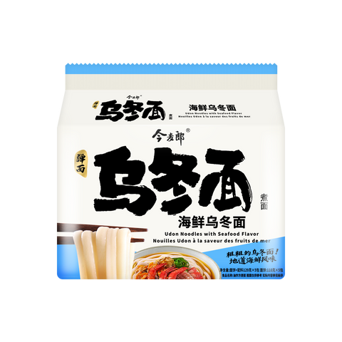 JINMAILANG Udon Noodles Seafood Flavor 4.55 Oz (129 g)