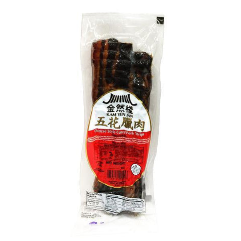 KAM YEN JAN Chinese Style Cured Pork Strips (350 g) - 金然栈 五花腊肉 - CoCo Island Mart