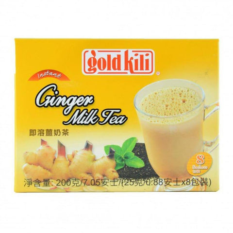 Gold Kili Instant Ginger Milk Tea 8 Sachets 7.05 Oz (200 g) - 金麒麟即溶姜奶茶 7.05 Oz - CoCo Island Mart